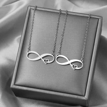 elegantne poslovne haljine: Pendant necklace, Material: Stainless steel — 1