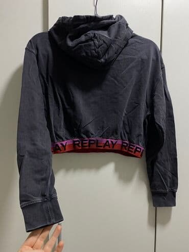 Replay ženska cropped dukserica s kapuljačom. - Boja — 3