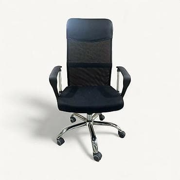 platneni ormar: Fa, Ergonomska kancelarijska stolica – crna - Visoki naslon sa — 2