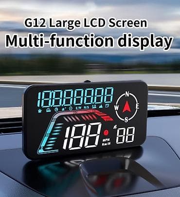 gps za auto pracenje vozila cena: GPS HUD brzinomer za automobil – G12 Univerzalni GPS displej visoke — 5