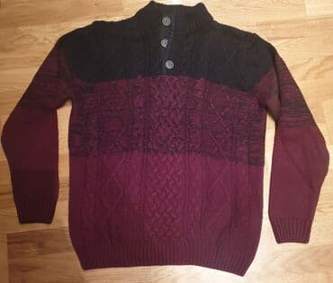Waikiki dzemper teget bordo boje muski, za muskarce koji nose M