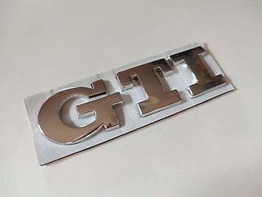 Auto delovi, gume i tjuning: NATPIS GTI HROM ZA VOLKSWAGEN GOLF, POLO, SCIROCCO | Natpis GTI hrom — 1