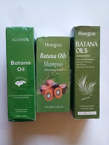 papuce za kucu: Batana - komplet 2 ulja i šampon, može i pojedinačno. Set proizvoda za — 1