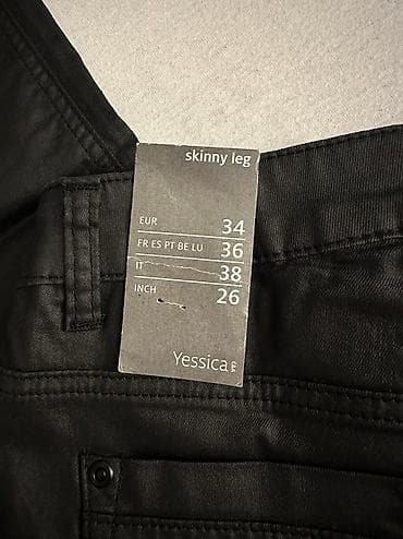 Trousers: Jeans, C&A, color - Black — 2