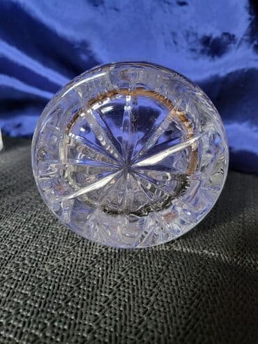 case za zestoko pice: Case kristal,rucni rad za zestoko pice iz 70ih. Case bez — 6