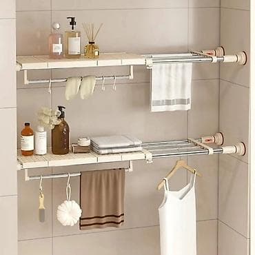 Podesive teleskopske police i šipke za odlaganje – bez bušenja - na lalafo.rs Podesive teleskopske police i šipke za odlaganje – bez bušenja -