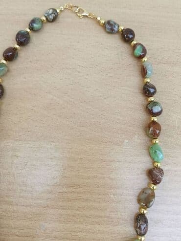 Other Accessories: Ogrlica Hrizopras Ogrlica od Hrizoprasa, poludragi kamen — 4