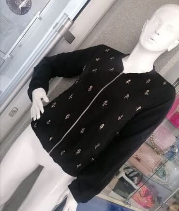 Predivna jakna za proleće jesen Sa ukrasima Vel M Unikat model Uvoz