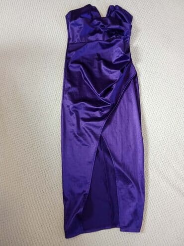 Men's Footwear: Elegantna večernja haljina bez bretela u intenzivnoj ljubičastoj boji — 2