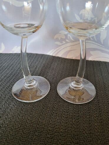 plastične čaše 0 2 cena: Case nove,vintaz za dvoje za vino,francuske. Case za vino,sve na — 3