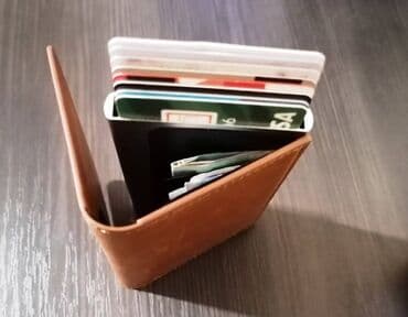 guess crvena torba: Card holder, Material: Faux leather — 8