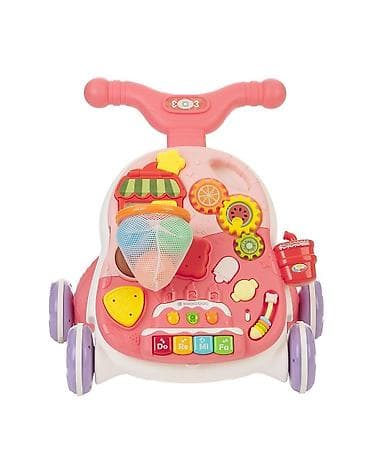 stalak za kupanje bebe: KIKKA BOO Guralica/Hodalica Candy Party 2u1 – pink (Šifra: KKB3) - — 2