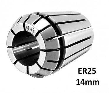 mega maxi alat: ER25 stezna čaura – 14 mm - Tip: ER25 preciziona stezna čaura — 3