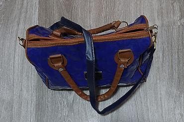 Aksesoari: Ženska torba – bowling/duffle stil - Materijal: lakirana veštačka — 2