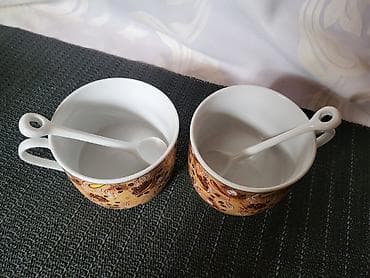 sofa za sedenje: Porcelanske vintaz,nove solje za dvoje za kafu,caj. Solje komada 2 u — 5