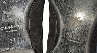 rieker sandale polovne: Oleksy ženske cipele – crne, broj 37. Materijal: prevrnuta koža — 7