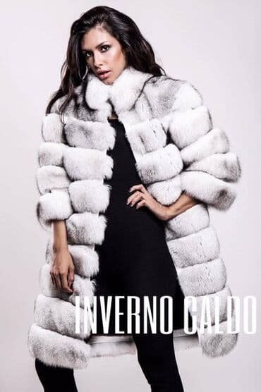zimska jakna stradivarius: M (EU 38), With lining, Arctic fox, color - Milky-white — 2