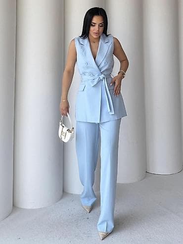 baletanke beograd: 🔥Ženski elegantni komplet – bez rukava, sako prsluk + pantalone ✅3400 — 5