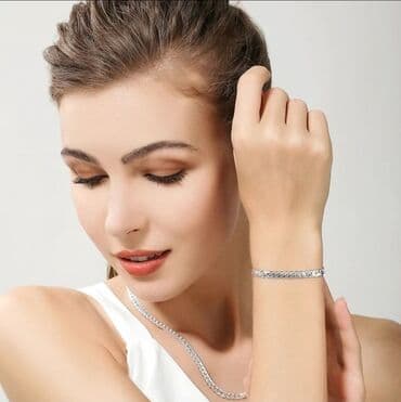 Bracelets: Sterling srebro 925 komplet ogrlica i narukvica — 6