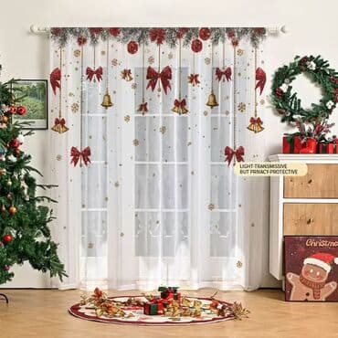 ogledalo po meri cena: Novogodišnje zavese Cena 1700din/2kom kao na slici Poručuje se — 7