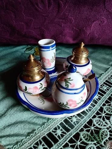 Set nov za zacine,rucni rad,rucno oslikan sa Tajlanda na lalafo.rs Set nov za zacine,rucni rad,rucno oslikan sa Tajlanda