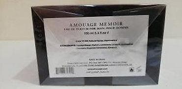 Personal Items: AMOUAGE MEMOIR MEN EDP100ML | Amouage Memoir men edp100ml. Original — 5