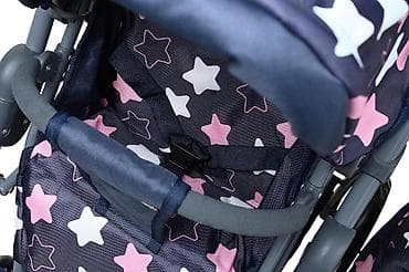 Lutke: Kolica Knorr Coco Star Blue Pink – kombinovana kolica za lutke - — 6