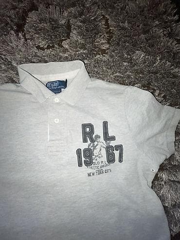 haljine sa ruskom kragnom: Men's T-shirt Ralph Lauren, bоја - Siva — 3