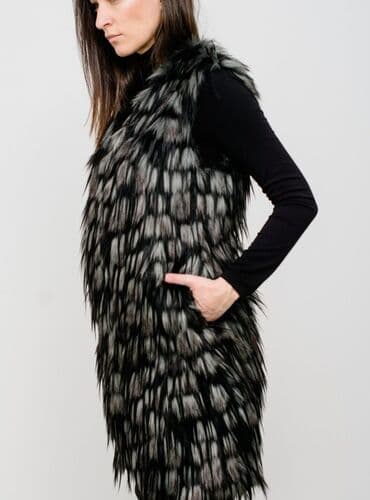 lepeza ps: PS Fashion, M, Veštačko krzno, bоја - Šareno — 1