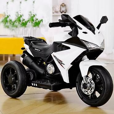 automobili na akumulator dexy co: Dečiji motor na akumulator na 3 točka – Beli (6V) Model — 2