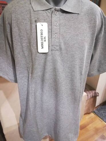 Majice: Nova muska pamucna majica sa kragnom Fashion 4XL. Vrlo dobra muska — 4