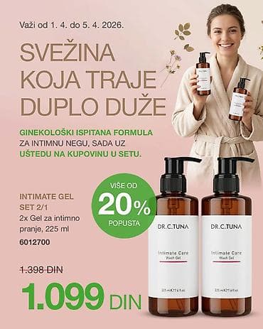 Proizvodi za Odrasle: DR. C. TUNA Intimate Care Wash Gel – set 2/1 - Sadržaj: 2x gel za — 1