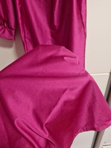 Women's Clothing: M, color - Pink, Cocktail, Long sleeves — 2