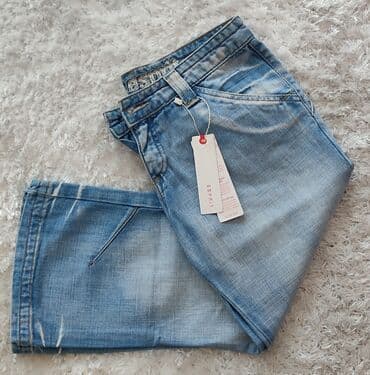 push up pantalone: Esprit EDC kapri jeans Potpuno nove Veličina 38 Pamuk, elastin — 1