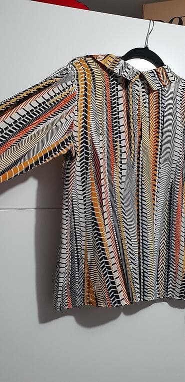 tunika adidas: Košulja sa dugim rukavima,kragnom i šarama u više boja sa kragnom i — 3