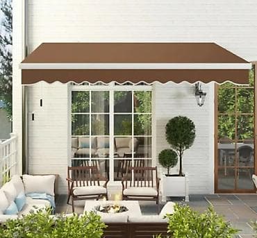 ljuljacka za kucu: Tenda za terasu/balkon – ručno sklopiva - Tip: zidna nadstrešnica sa — 3