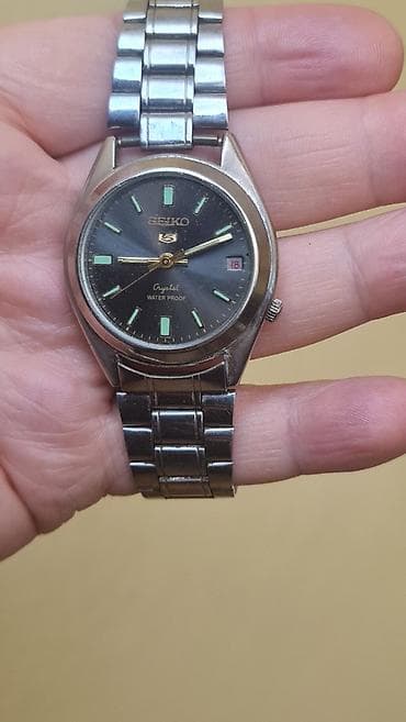yettel smart satovi: Seiko 5 Crystal – vodootporni ručni sat - Brend/model: Seiko 5 — 3