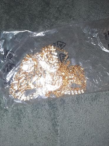 mona muski kaisevi: Rhinestone lanac/kaiš za struk sa prednjim visećim trokutom - Trendi — 7