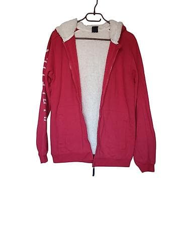 haljinice za devojcice: Crvena dukserica s kapuljačom – Bouhaus, veličina 16 - Model: zip — 1