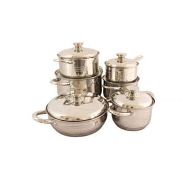 poliranje: Set posuđa od nerđajućeg čelika Cena 10.900 dinara+Ptt 350 dinara — 1