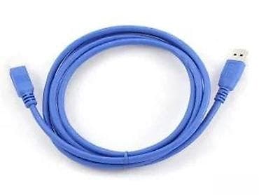 Donji delovi trenerke: USB 3.0 kabl A–B (plavi) - Konektori: USB 3.0 Type‑A (muški) na USB — 8