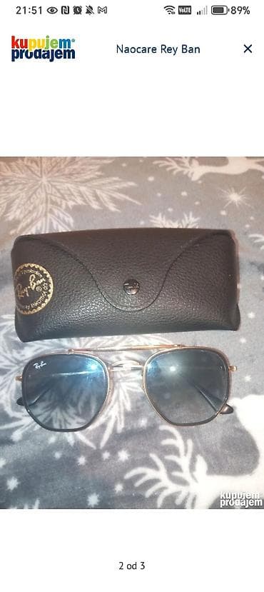 nakit kompleti: Ray-Ban naočare za sunce sa futrolom - Klasičan pilotski dizajn sa — 1