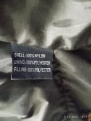 pantalone za punije osobe: Zimska puffer jakna, muški/unisex model. nošeno ima pocepano vidi se — 7