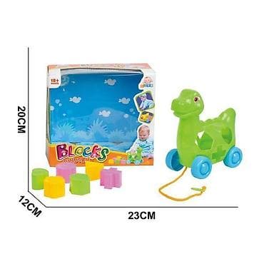 ranac nindza kornjace: Dino pogodi oblik – edukativna igračka za bebe i malu decu Šifra — 1