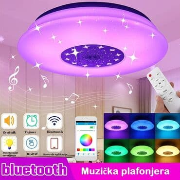 zidna rasveta: 𝐌𝐮𝐳𝐢č𝐤𝐚 𝐩𝐥𝐚𝐟𝐨𝐧𝐣𝐞𝐫𝐚 𝐙𝐯𝐞𝐳𝐝𝐚𝐧𝐨 𝐧𝐞𝐛𝐨 Cena: 3990 din Led RGB Plafonjera sa — 1