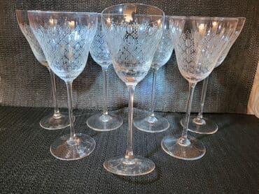 swarovski case za vino cena: Case Rosenthal kristal za vino,rucni rad 70te.godine Nemacka. Case — 9