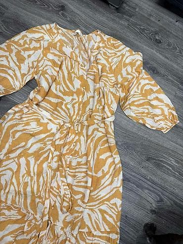 l credi torbe: Nov H&M kaftan od 72% viskoze, na kopčanje, vezuje se u pojasu, L — 7