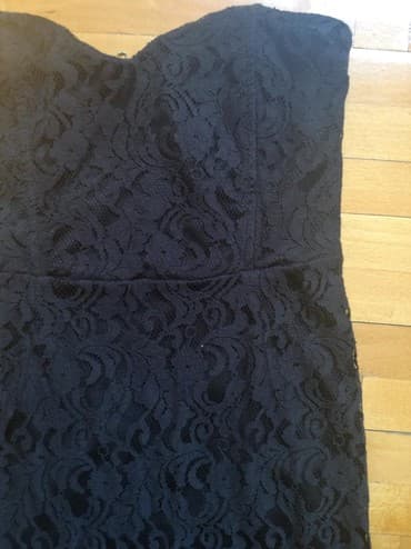 crop top c a: M (EU 38), color - Black, Cocktail, Without sleeves — 4