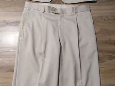 tech fleece 1:1: Muško odelo – komplet sako i pantalone, svetlo bež/šampanj boje. - — 5