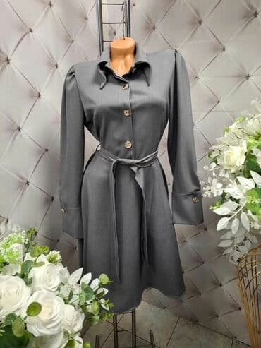 ✨Elegantna košulja-haljina sa dugim rukavima - Model: košulja-haljina na lalafo.rs ✨Elegantna košulja-haljina sa dugim rukavima - Model: košulja-haljina